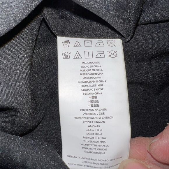 Michael Kors Black Dress A-Line Eyelet Trim Short Sleeve Crew Neck Size 4 - Picture 12 of 14